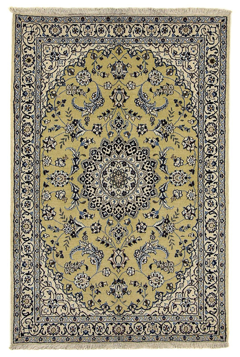 Tapis persan - Nain - Royal - 177 x 117 cm - vert olive