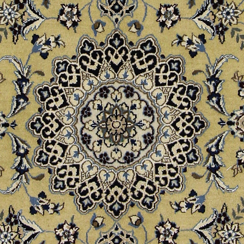 Tapis persan - Nain - Royal - 177 x 117 cm - vert olive