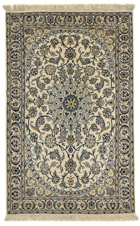 Tapis persan - Nain - Royal - 205 x 125 cm - beige