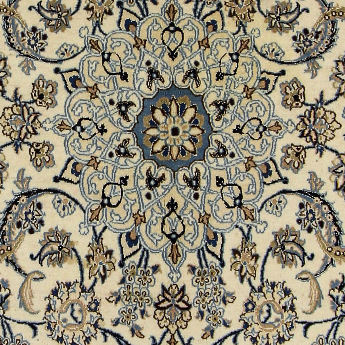 Tapis persan - Nain - Royal - 205 x 125 cm - beige