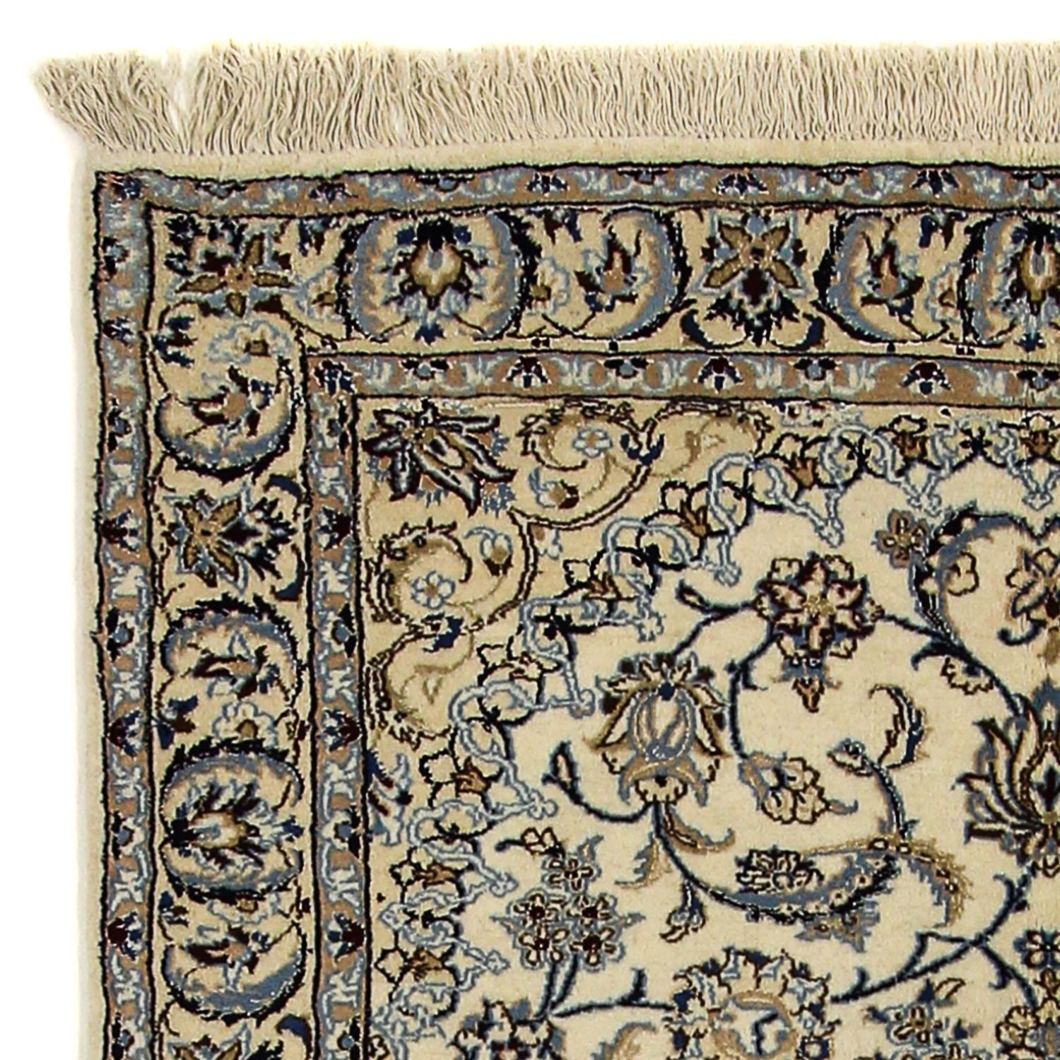 Tapis persan - Nain - Royal - 205 x 125 cm - beige