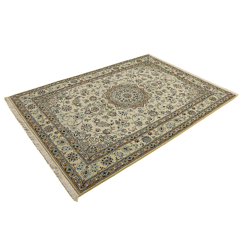 Tapis persan - Nain - Royal - 205 x 147 cm - beige