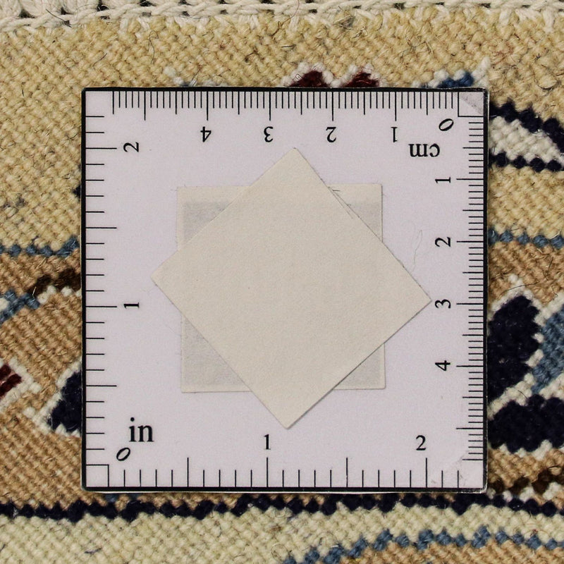 Tapis persan - Nain - Royal ronde  - 260 x 260 cm - bleu foncé