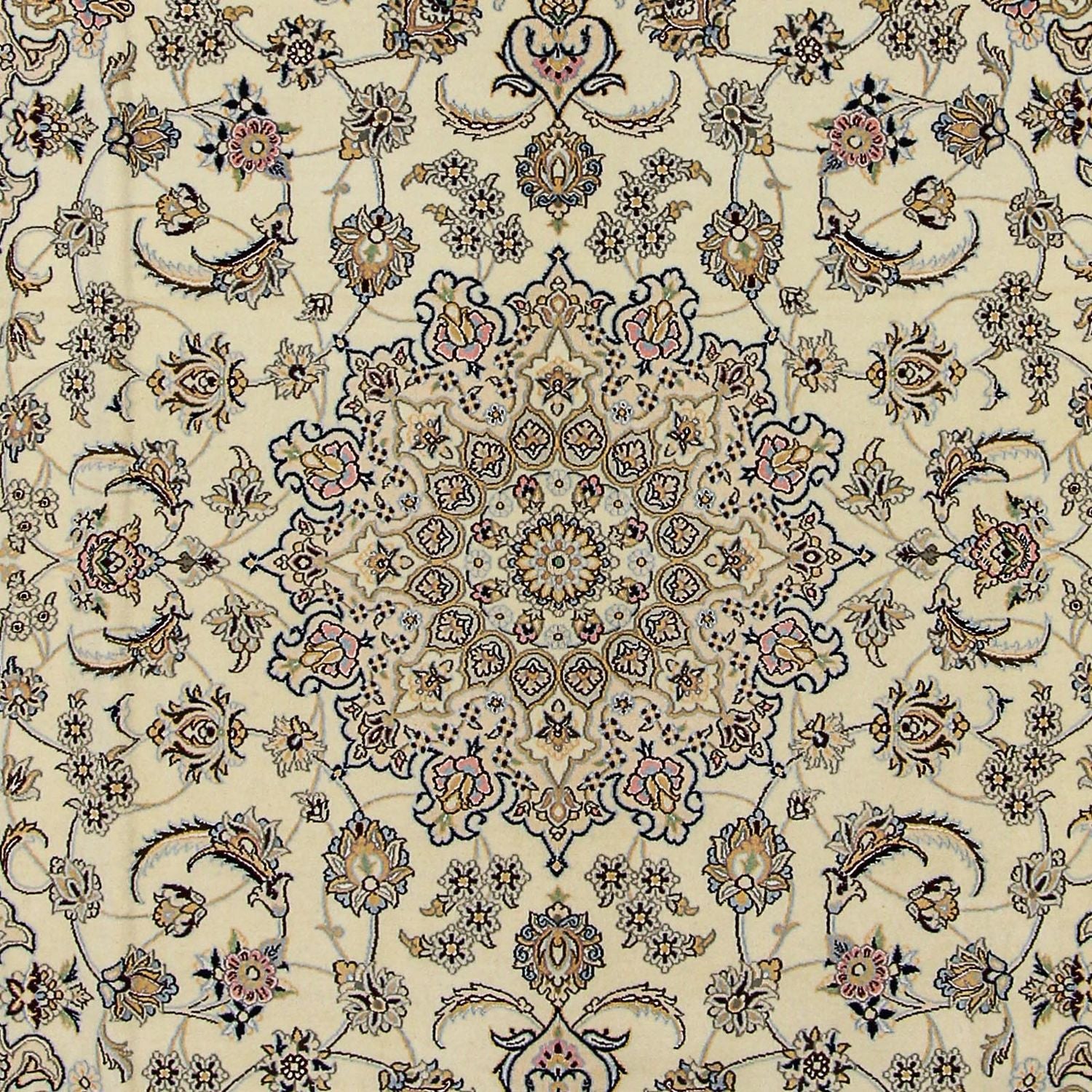 Tapis persan - Nain - Royal - 307 x 208 cm - beige