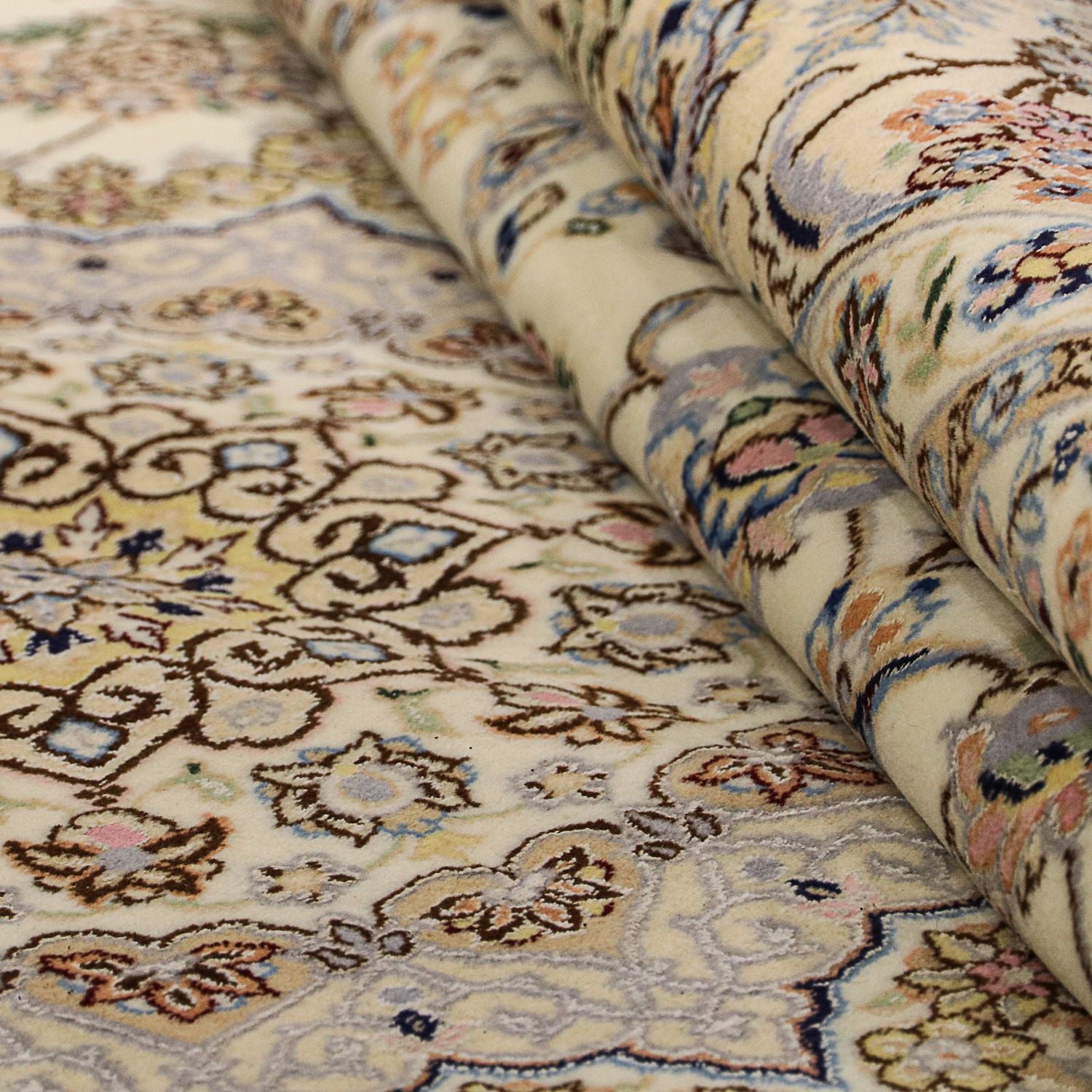 Tapis persan - Nain - Royal - 352 x 254 cm - beige
