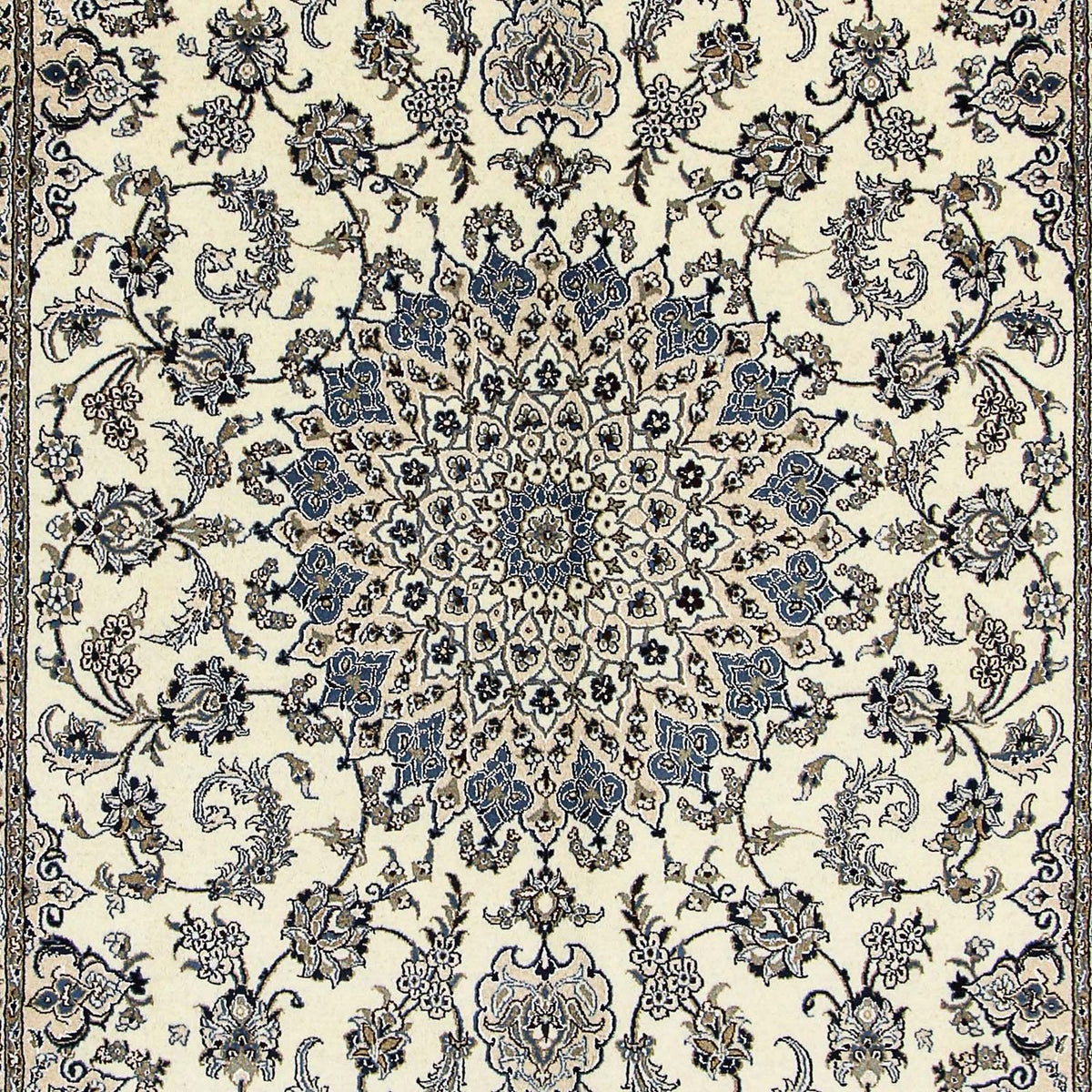 Tapis persan - Nain - 354 x 245 cm - beige