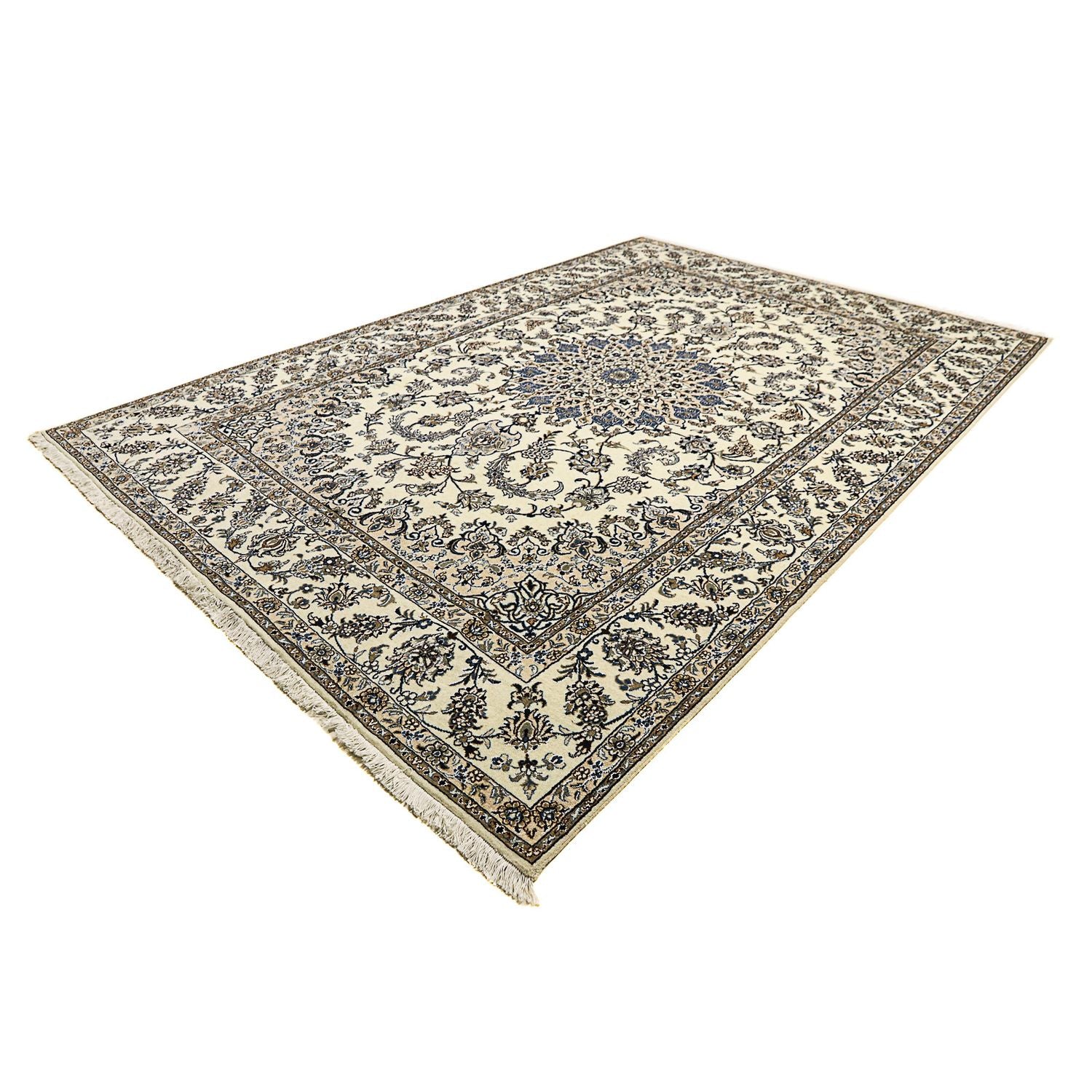 Tapis persan - Nain - 354 x 245 cm - beige