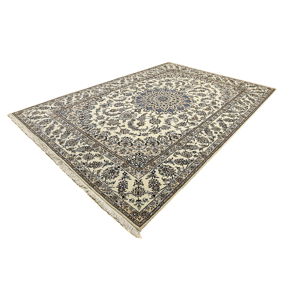 Tapis persan - Nain - 354 x 245 cm - beige
