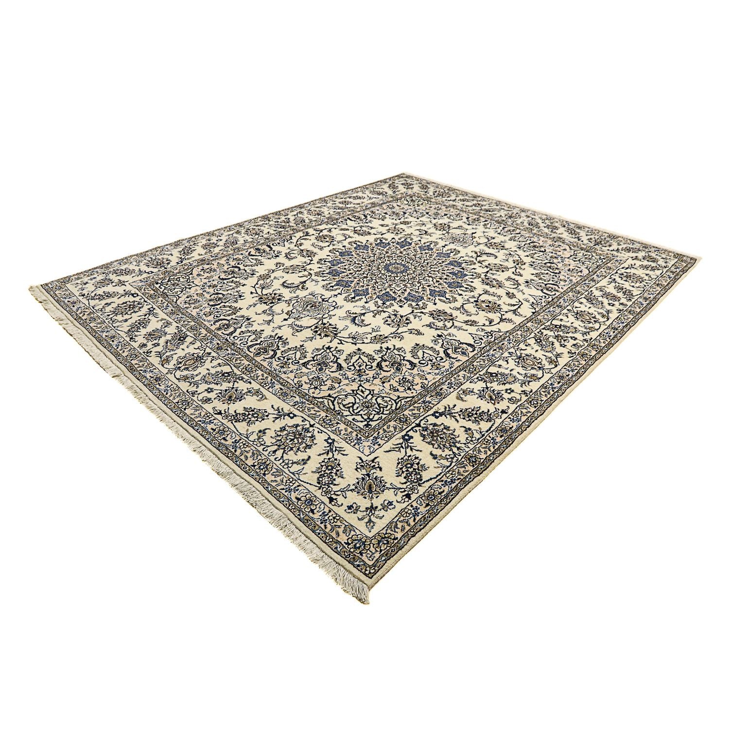 Tapis persan - Nain - 307 x 250 cm - beige