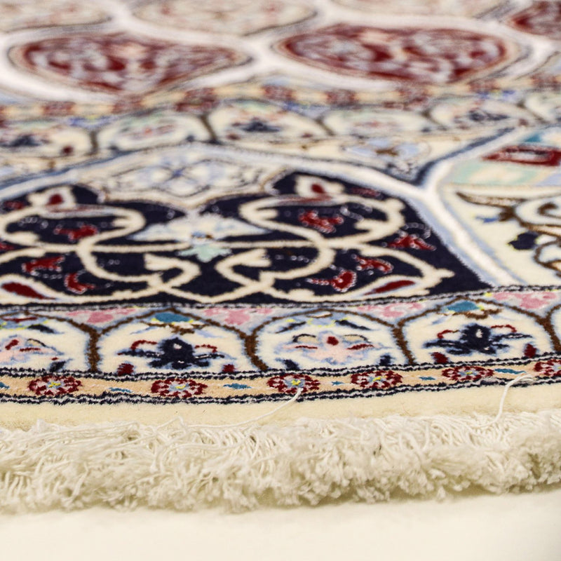 Tapis persan - Nain - Premium ronde  - 250 x 250 cm - beige