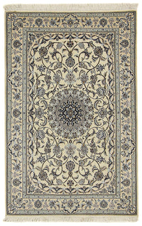 Tapis persan - Nain - Premium - 156 x 102 cm - beige