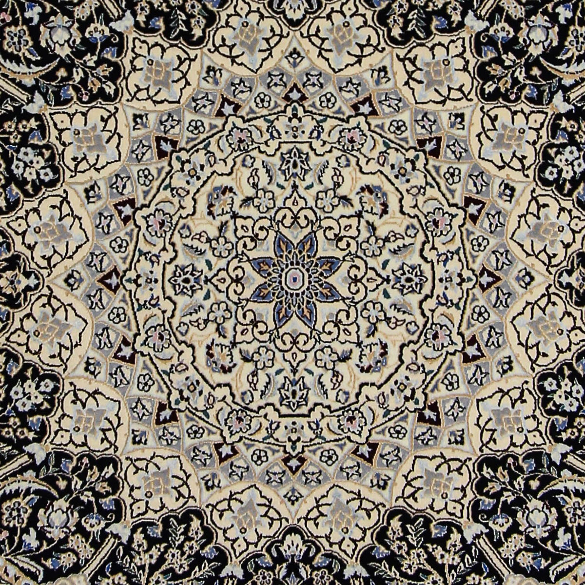 Tapis persan - Nain - Premium - 190 x 128 cm - beige
