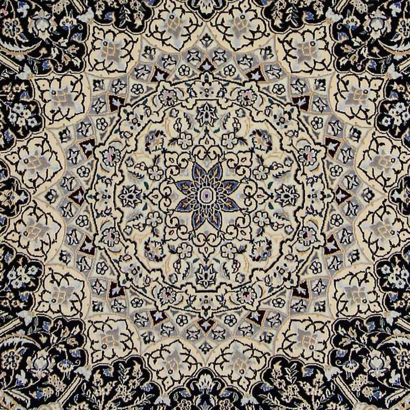 Tapis persan - Nain - Premium - 190 x 128 cm - beige