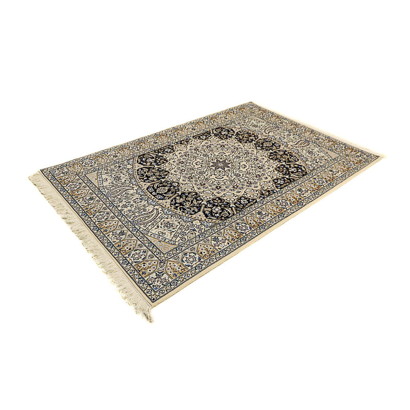 Tapis persan - Nain - Premium - 190 x 128 cm - beige