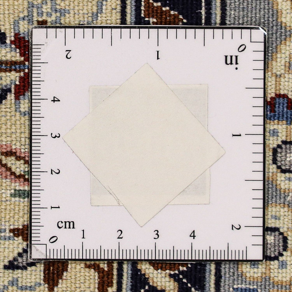 Tapis persan - Nain - Premium - 107 x 76 cm - gris