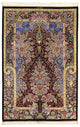 Tapis de Qom en soie Tapis 197x128cm - Tapis persan