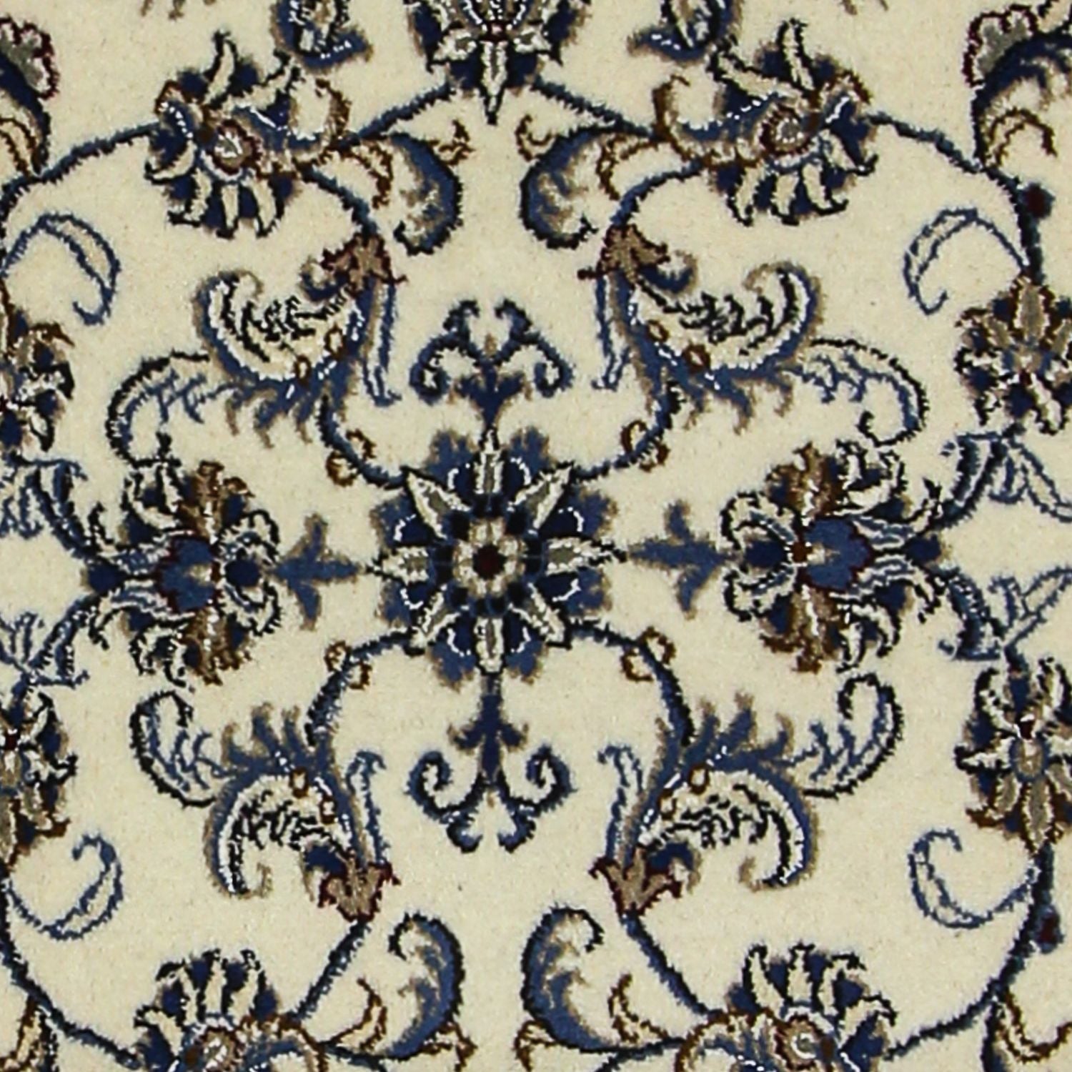 Tapis de couloir Tapis persan - Nain - 284 x 76 cm - beige