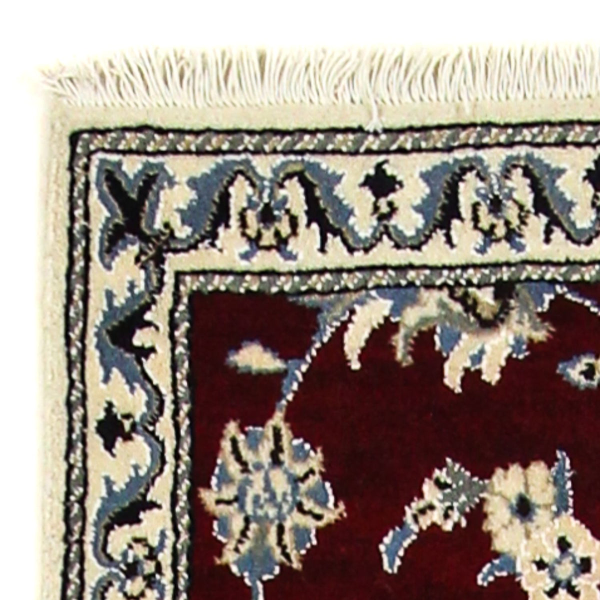 Tapis de couloir Tapis persan - Nain - 197 x 80 cm - rouge foncé