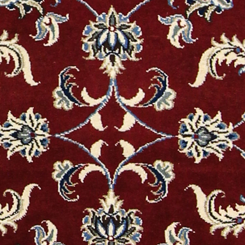 Tapis de couloir Tapis persan - Nain - 197 x 80 cm - rouge foncé