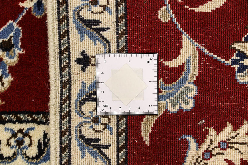Tapis de couloir Tapis persan - Nain - 197 x 80 cm - rouge foncé