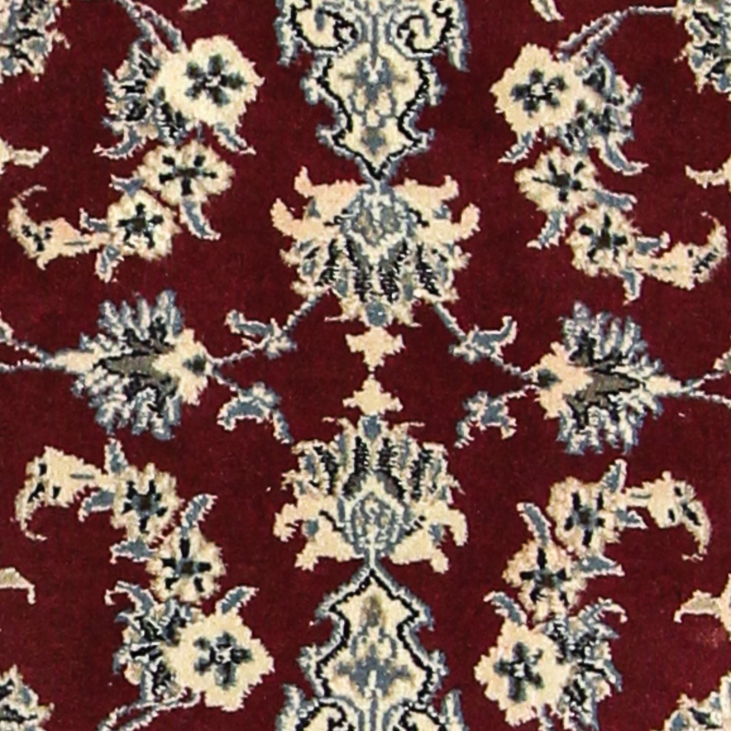 Tapis de couloir Tapis persan - Nain - 193 x 80 cm - rouge foncé