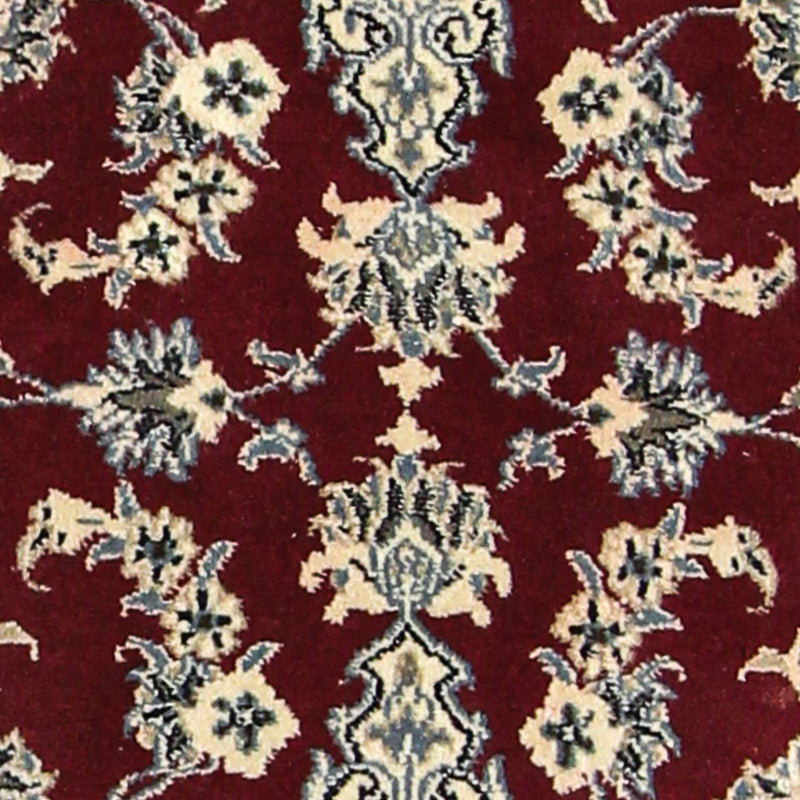 Tapis de couloir Tapis persan - Nain - 193 x 80 cm - rouge foncé