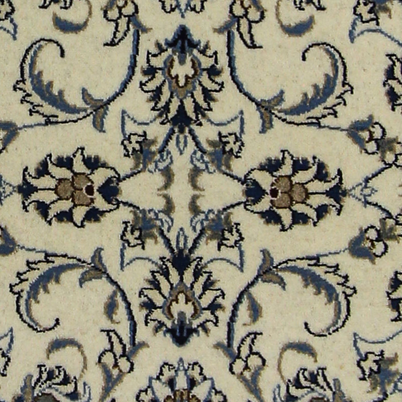 Tapis de couloir Tapis persan - Nain - 247 x 77 cm - beige