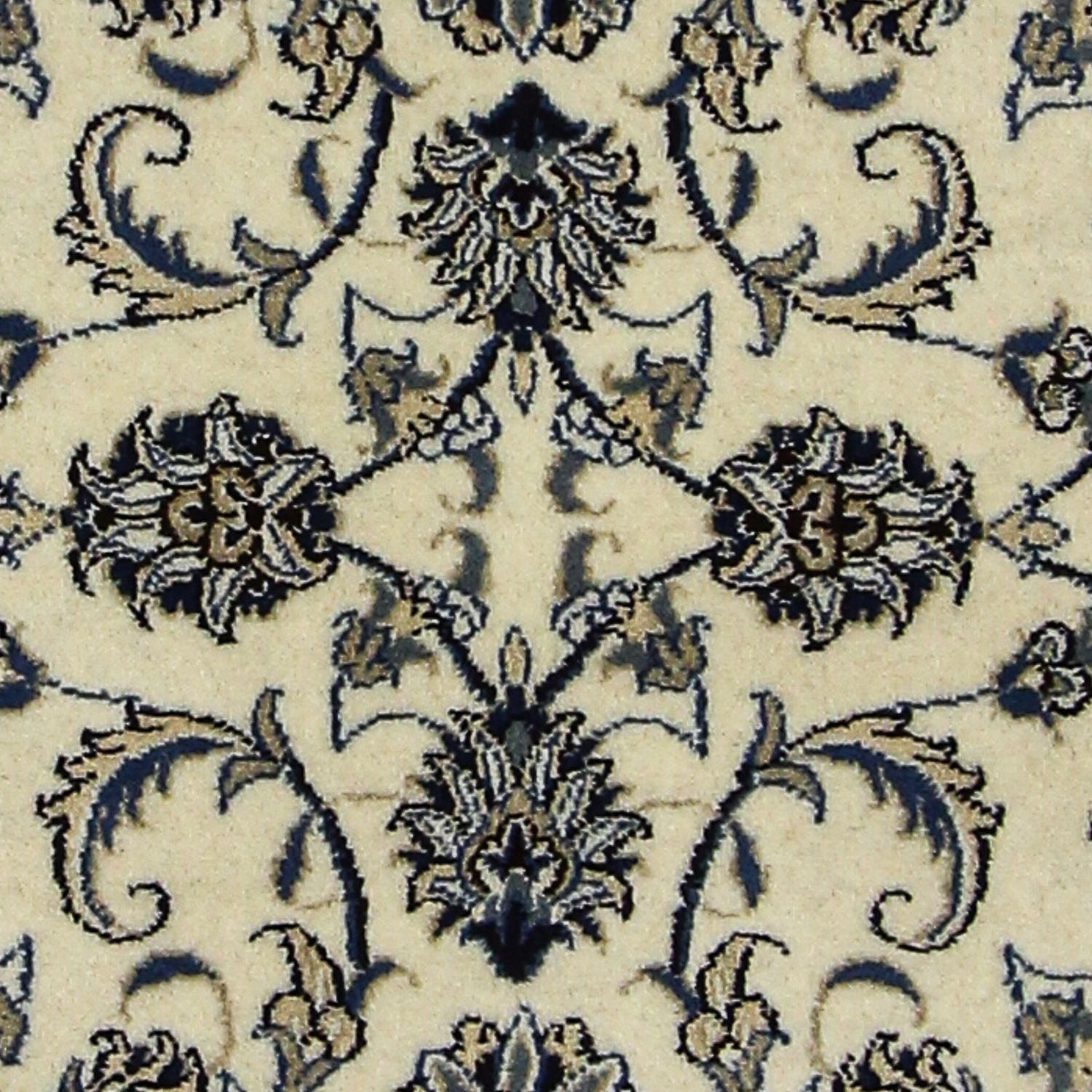 Tapis de couloir Tapis persan - Nain - 240 x 78 cm - beige