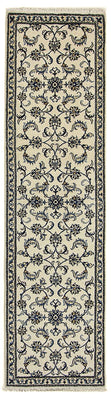 Tapis de couloir Tapis persan - Nain - 290 x 78 cm - beige