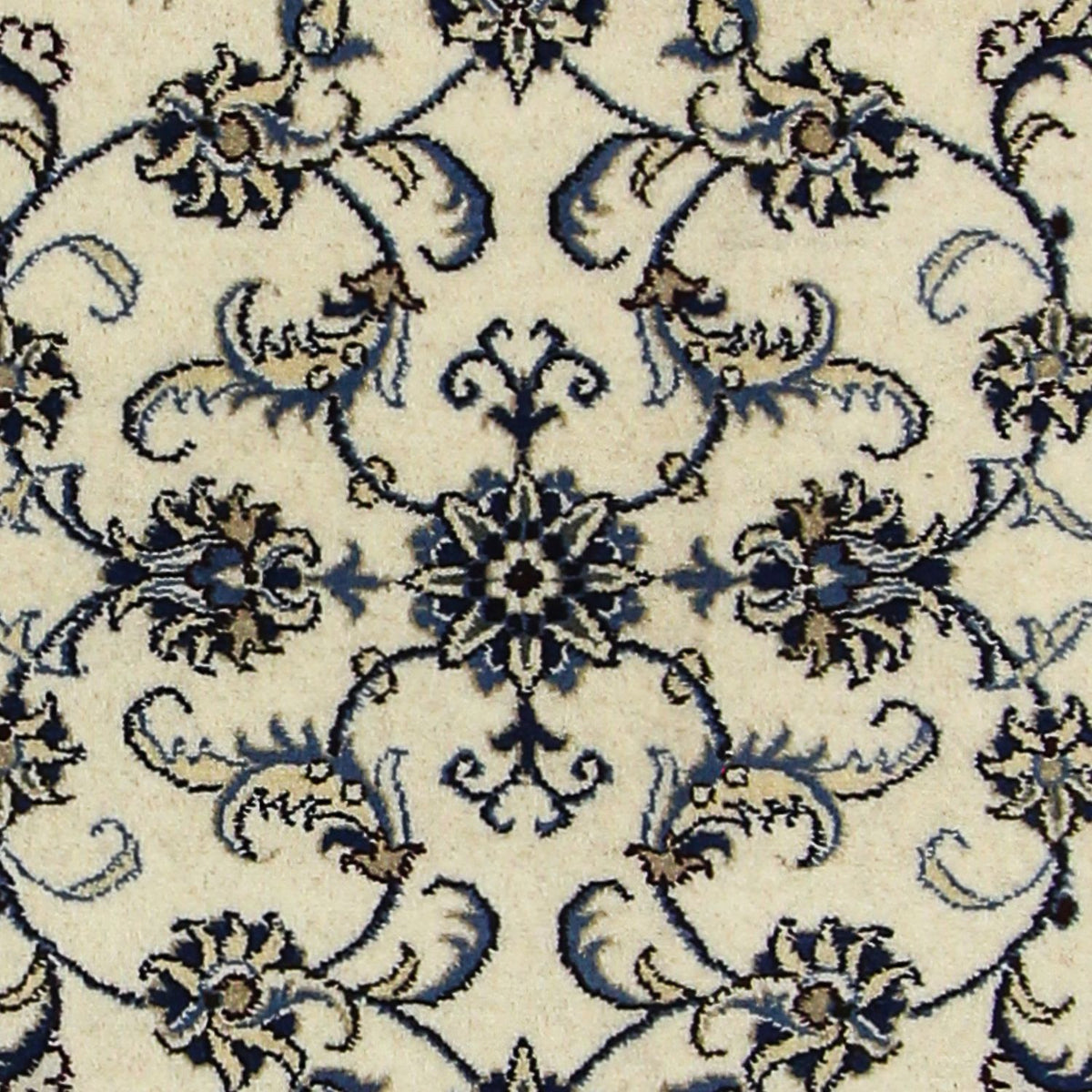 Tapis de couloir Tapis persan - Nain - 290 x 78 cm - beige