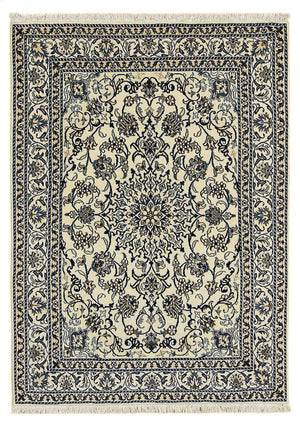 Tapis persan - Nain - 200 x 148 cm - beige
