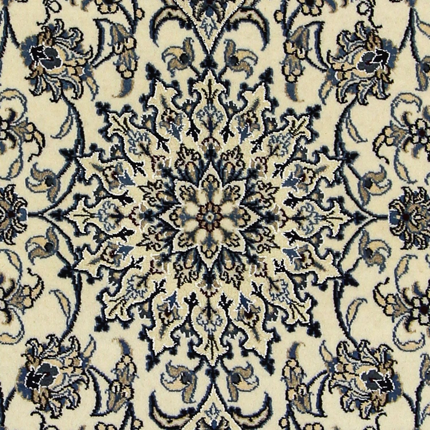Tapis persan - Nain - 200 x 148 cm - beige