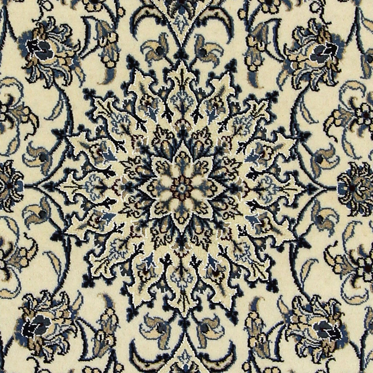Tapis persan - Nain - 200 x 148 cm - beige