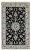 Tapis persan - Nain - 198 x 117 cm - bleu foncé