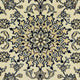 Tapis persan - Nain - 203 x 125 cm - beige