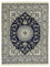 Tapis persan - Nain - 198 x 152 cm - bleu foncé