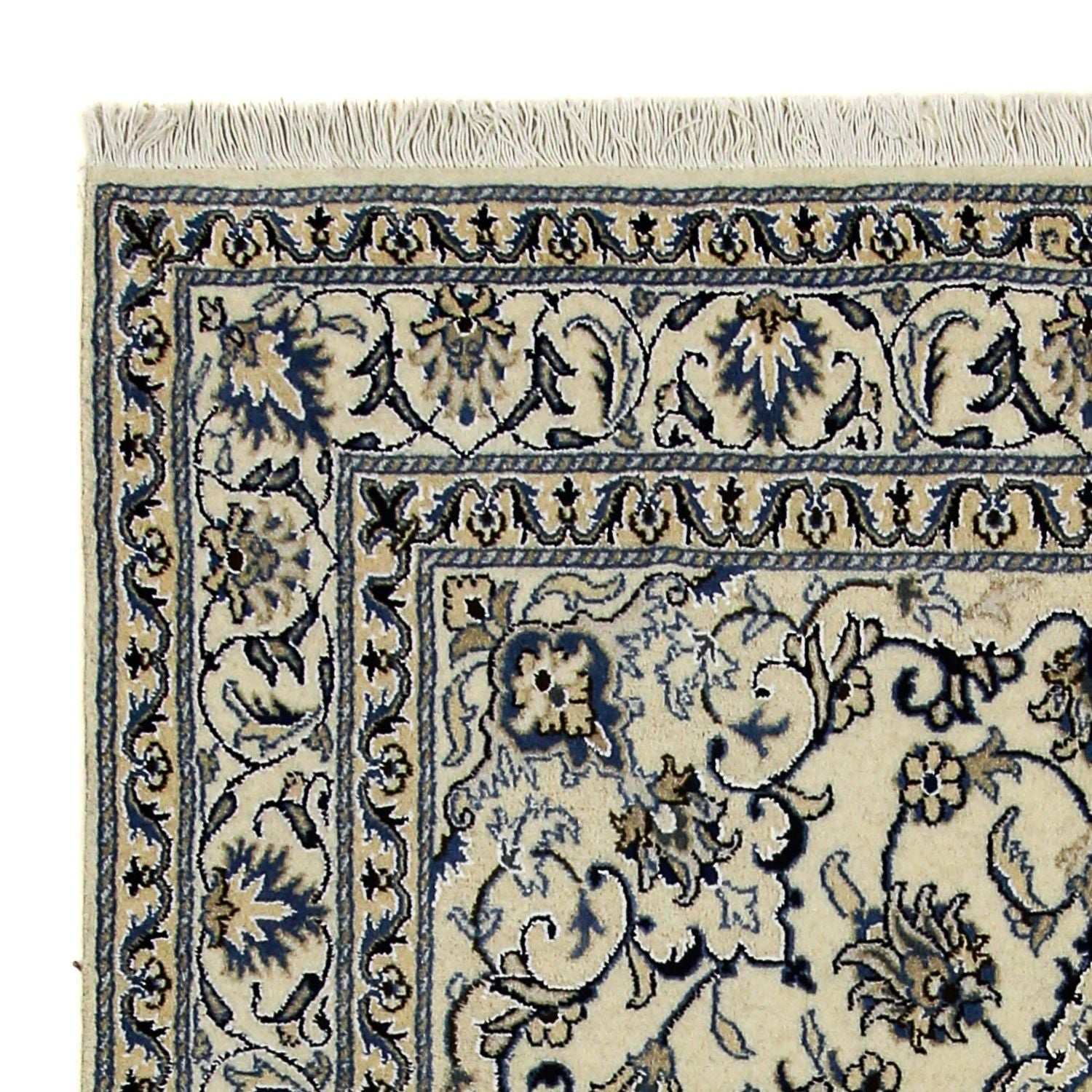 Tapis persan - Nain - 200 x 145 cm - beige