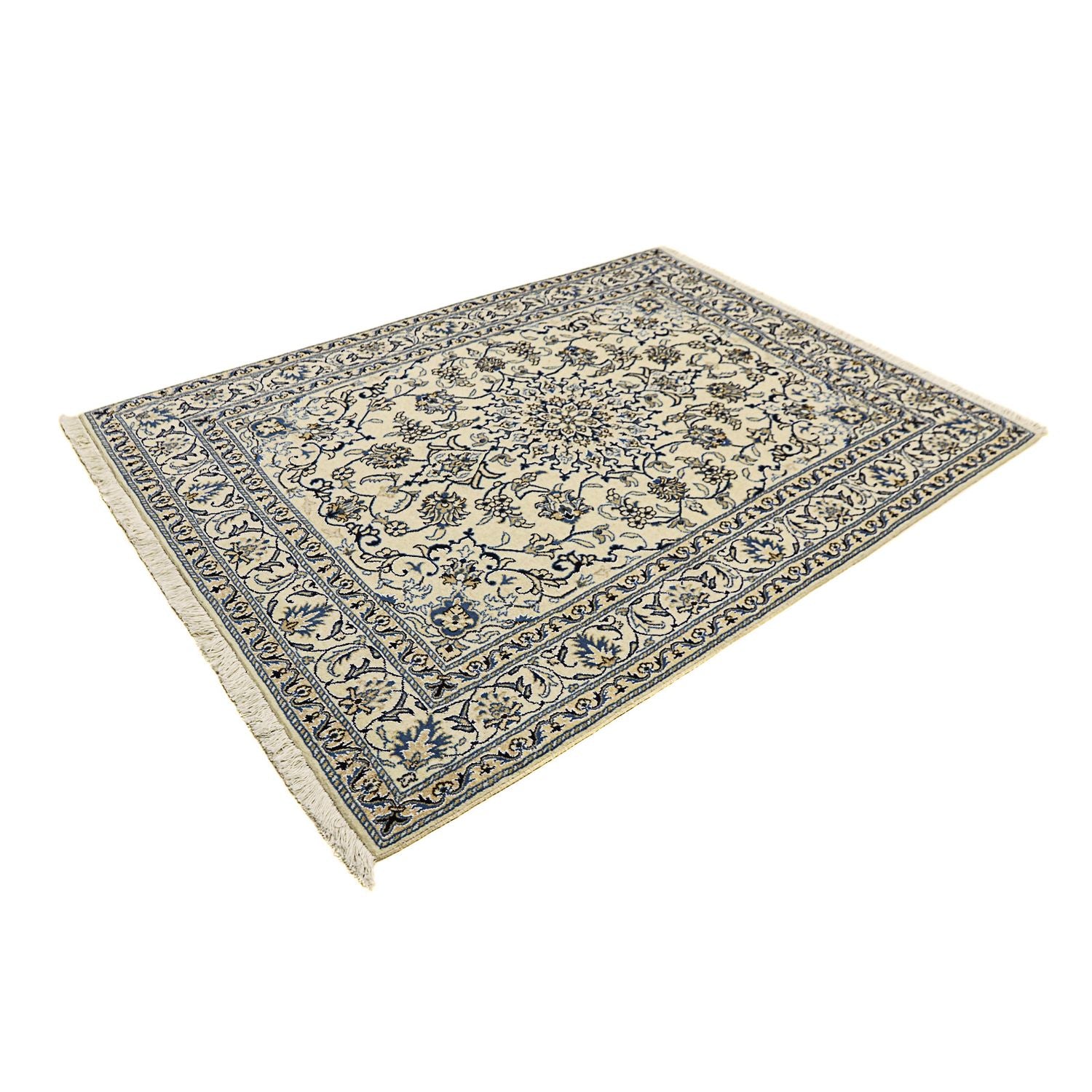 Tapis persan - Nain - 200 x 145 cm - beige