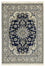 Tapis persan - Nain - 202 x 142 cm - bleu foncé