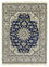 Tapis persan - Nain - 196 x 145 cm - bleu foncé