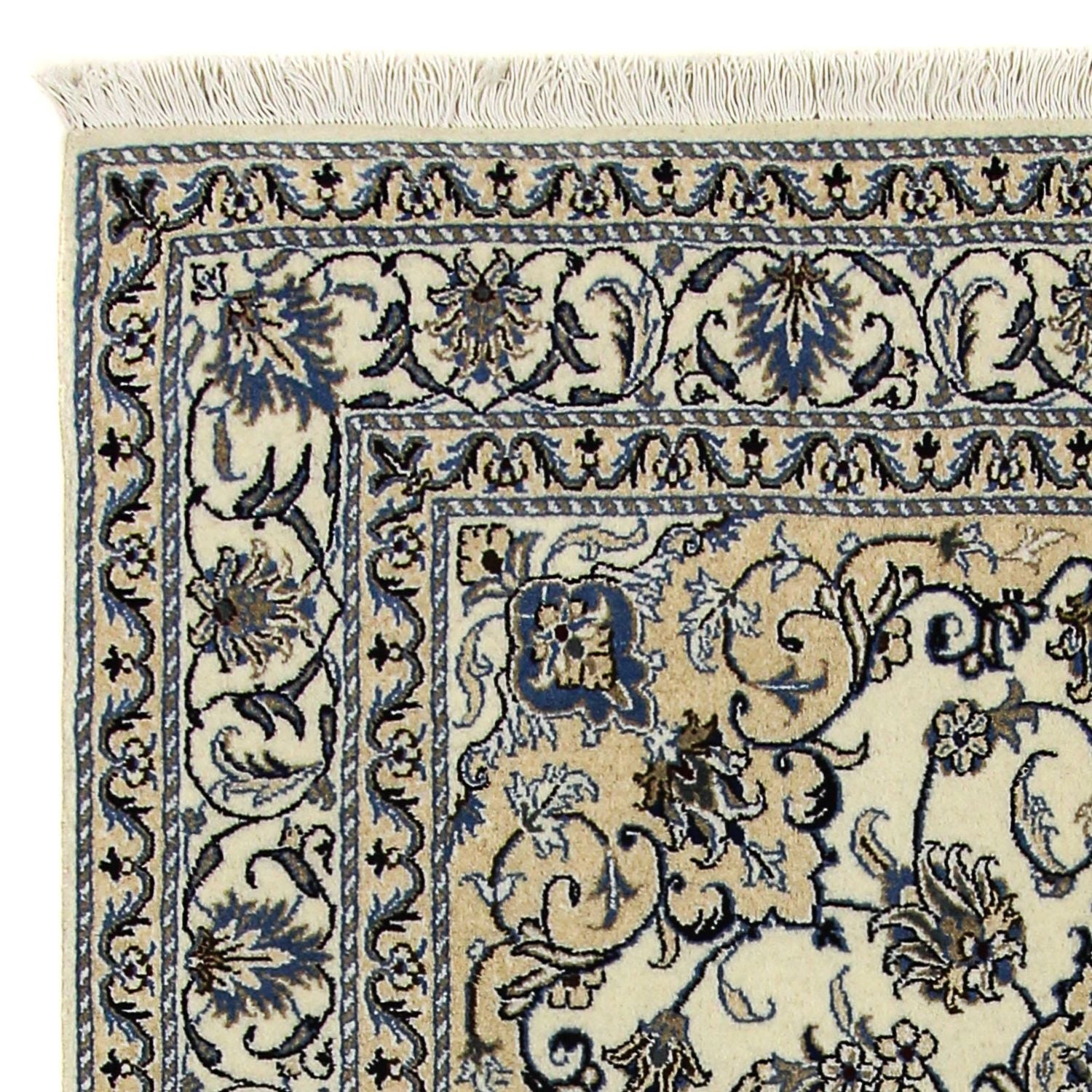 Tapis persan - Nain - 200 x 144 cm - beige