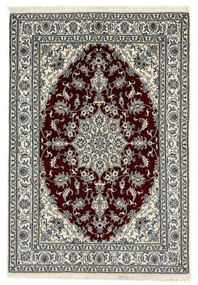 Tapis persan - Nain - 238 x 165 cm - rouge foncé