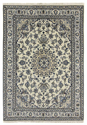 Tapis persan - Nain - 238 x 168 cm - beige