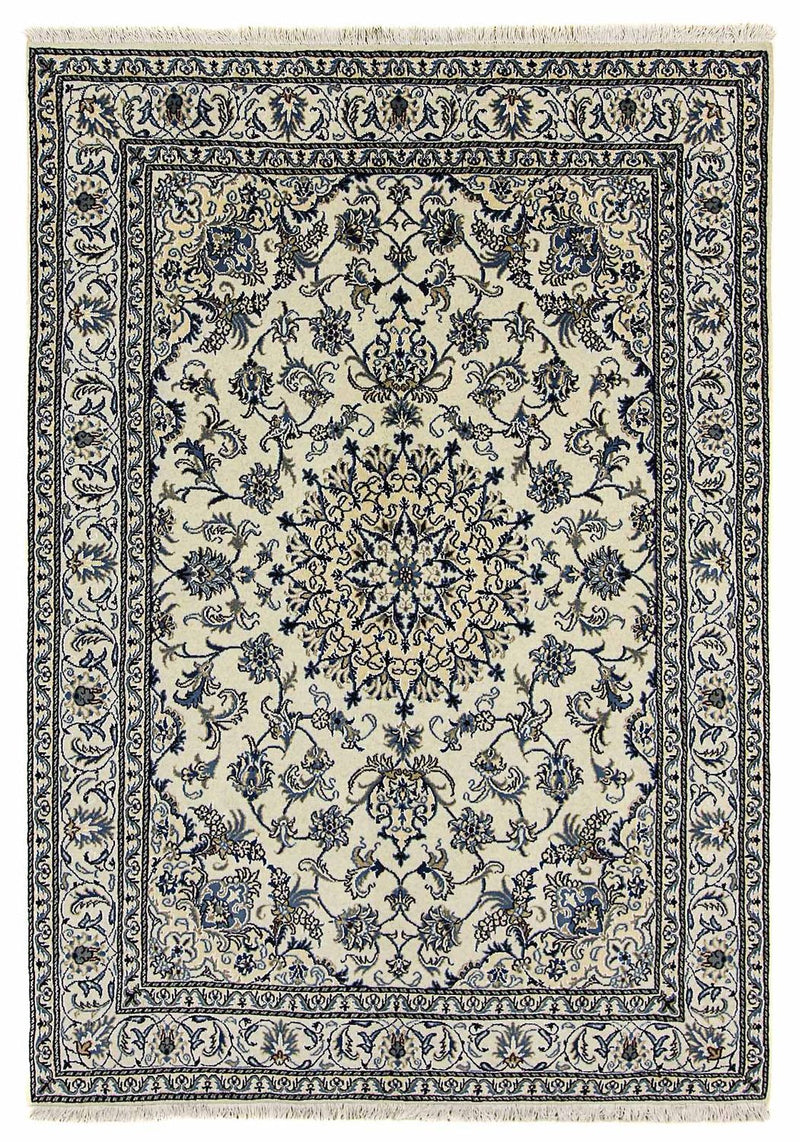 Tapis persan - Nain - 238 x 168 cm - beige