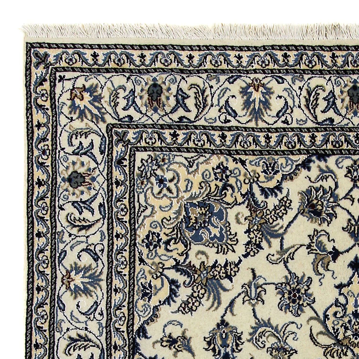 Tapis persan - Nain - 238 x 168 cm - beige