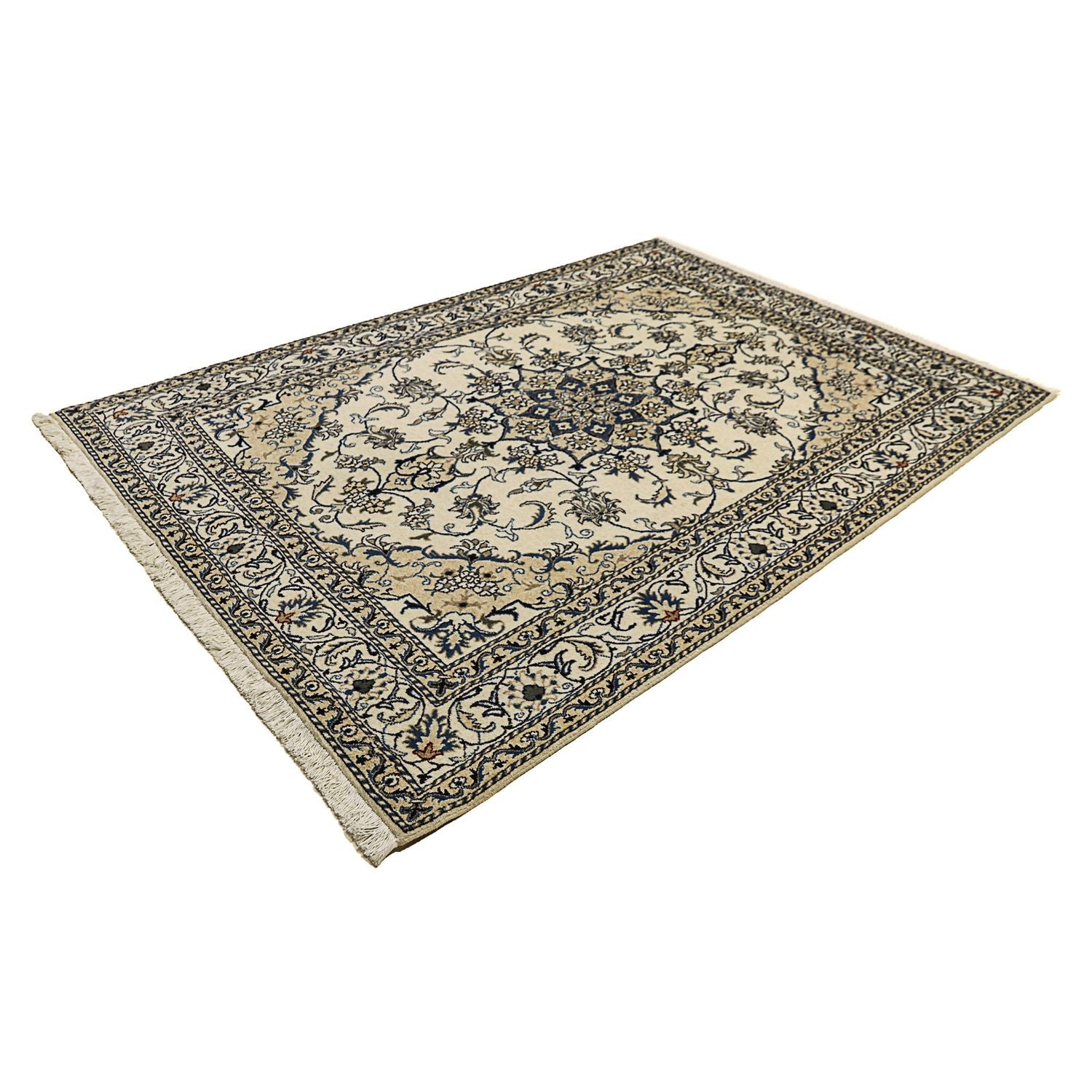 Tapis persan - Nain - 232 x 165 cm - beige