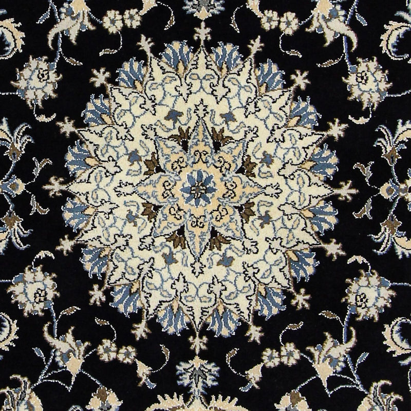 Tapis persan - Nain - 240 x 170 cm - bleu foncé