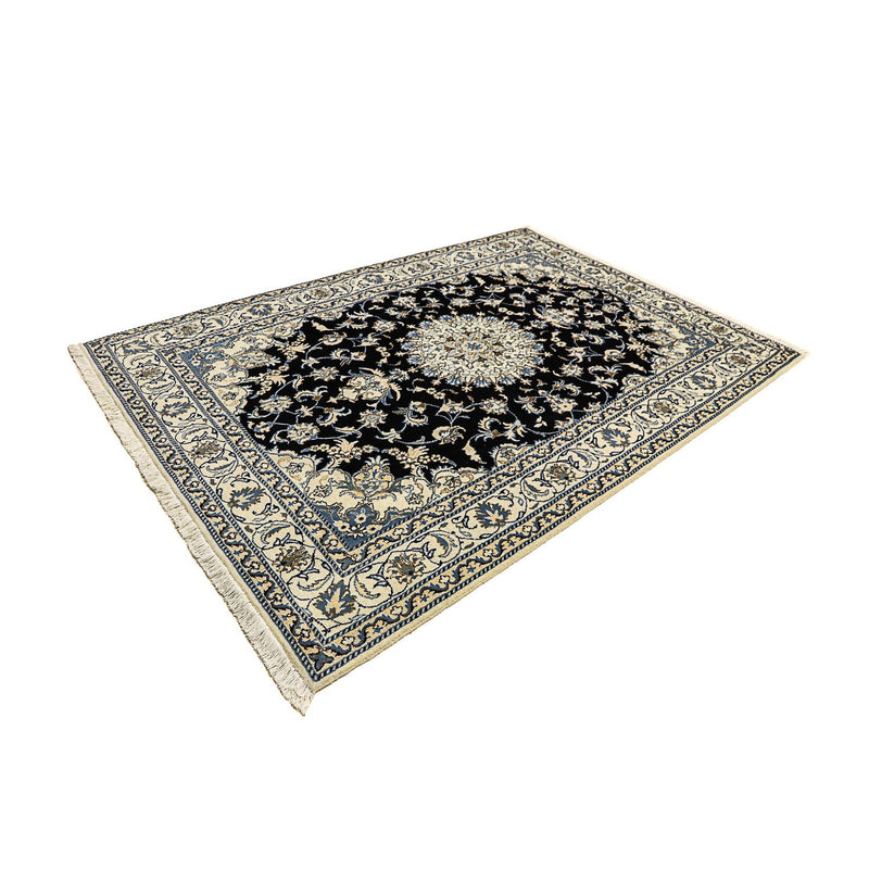 Tapis persan - Nain - 240 x 170 cm - bleu foncé