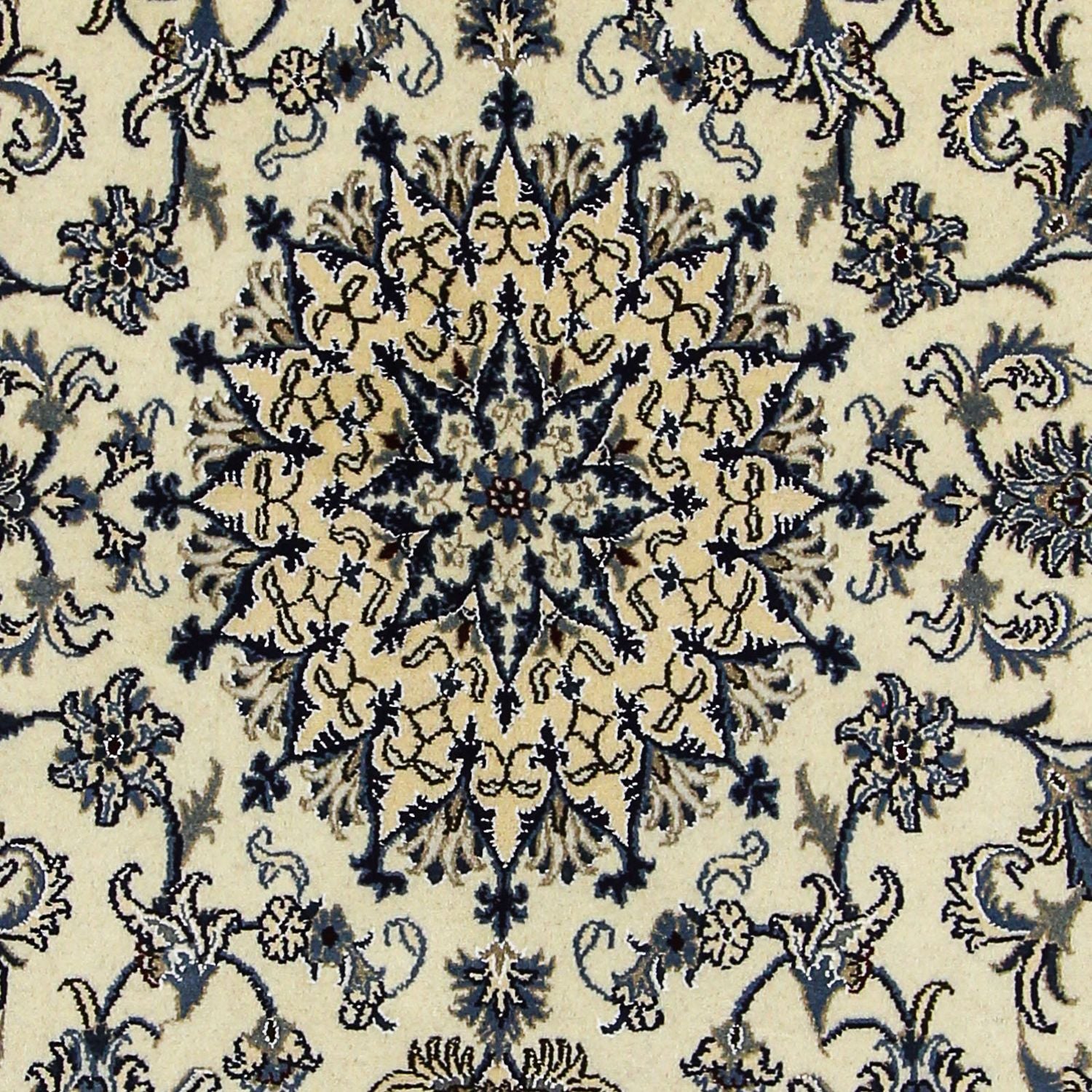 Tapis persan - Nain - 248 x 165 cm - beige