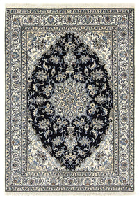 Tapis persan - Nain - 235 x 168 cm - bleu foncé
